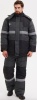Костюм зимний «НордМен», куртка+п/к, СЕРЫЙ/ЧЁРНЫЙ