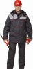 Костюм зимний "СИРИУС-ФАВОРИТ" куртка дл., брюки тёмно-серый с серым