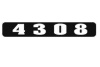 Знак боковой (НАКЛЕЙКА) для Камаз 4308 (ИКАР)
