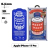 Защитное стекло REMAX GL-27 Medicine для Apple iPhone 17 Pro, черная рамка, 0.4мм