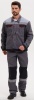 Костюм "Модуль", куртка+БРЮКИ, цв. т.серый/черн/св.серый