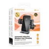 Держатель в авто с БЗУ BOROFONE BH220 Leader автозажим, в воздуховод, 15W