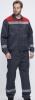Костюм Лигор-1 СОП (тк.Смесовая,210) брюки, т.серый/красный