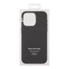 Силиконовый чехол для iPhone 15 Pro "Silicone Case" с магнитным кольцом (черный)