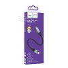 Аудио адаптер HOCO UPA32C Clever USB-С на 3.5мм, DC, 0.15м, нейлон (черный)