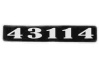 Знак боковой (НАКЛЕЙКА) для Камаз 43114 (ИКАР)