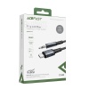 Аудиокабель ACEFAST C1-08 MiniJack 3.5, с металлическими коннекторами, 1.2м