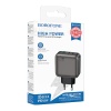 СЗУ BOROFONE BAS56A Absolute 1xUSB, 2xUSB-C, 3А, QC3.0, PD45W (черный)