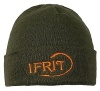 Шапка с отворотом "IFRIT RAN" (Хаки меланж)