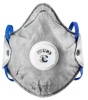 Респиратор с клапаном РУССИЗ 925 FFP2 / 12 ПДК, с углём