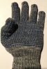 Перчатки х/б 7,5 класс (6 нитей) с ПВХ ЛЮКС (серые)