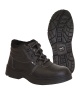 Ботинки рабочие зима "Savel" СИРИУС-ТИТАН, кожа, МП, иск.мех, Нитрил, черный