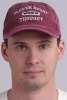 Бейсболка CLEVER 57 джинс бордовый