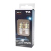Лампочка светодиодная AVS T028 Т10 белый 12V W5W б/ц  СМД (2штК-Т)