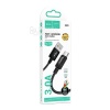 USB кабель HOCO X89 Wind Type-C, 3А, 2м, нейлон (черный)