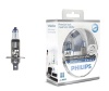 Лампа галог H-1 12V 55W PHILIPS White Vision(к-т H-1 2шт.+12V5W 2шт.)