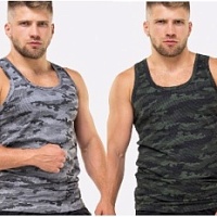 Майка "Happyfox" соты серый 