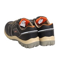 Полуботинки рабочие "SAVEL-Универсал/ю", кожа (черные) ПУ-ПУ