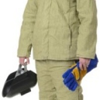 Костюм сварщика брезентовый 480 г/м² (хаки) ПРАБО