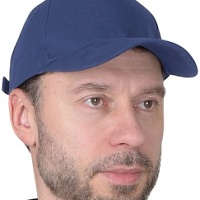 Бейсболка синяя 