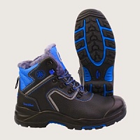 Ботинки рабочие зима "PROSAFE" 13М, кожа, иск.мех, ПУ
